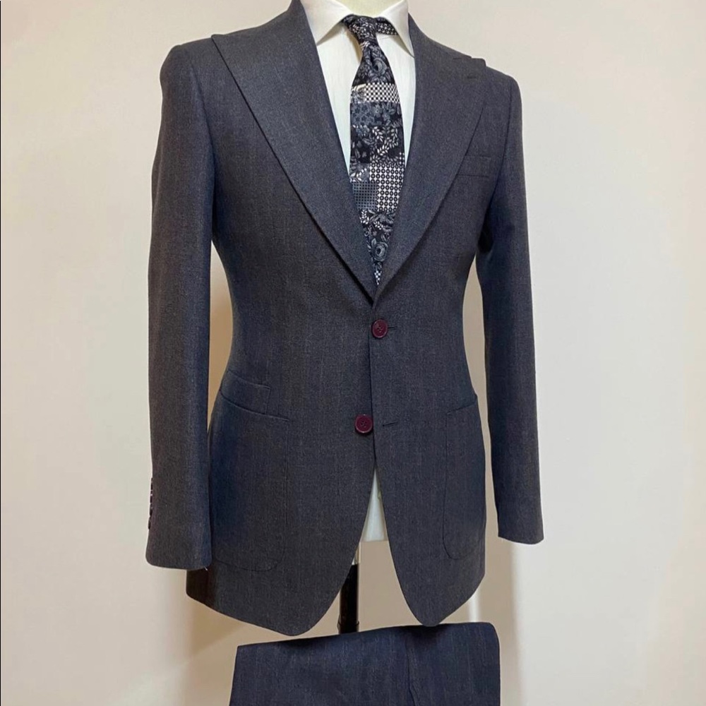 Mens wool suit